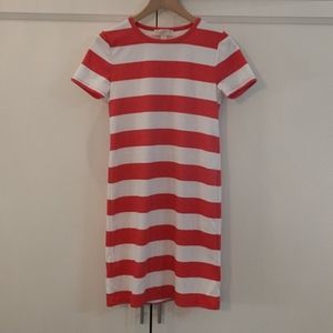 Michael kors cotton stripped dress size 6